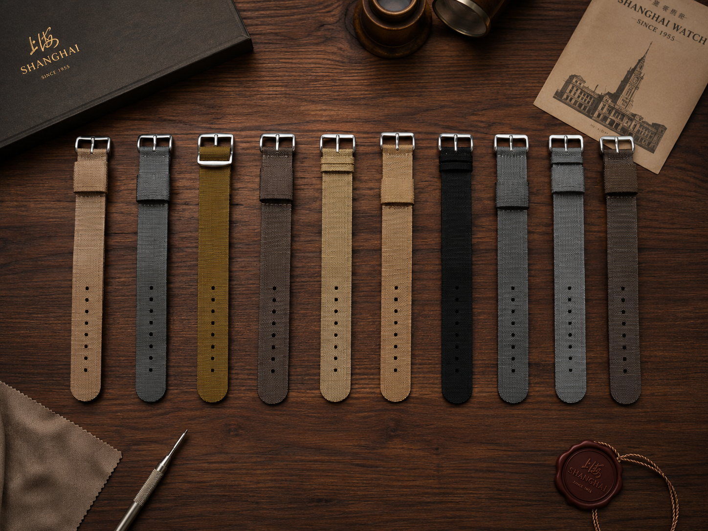 18mm Premium Woven Nylon Watch Strap Collection (NEW)